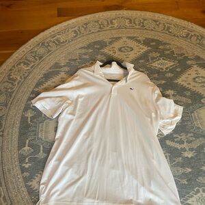 Mens vineyard vines 2x white polo